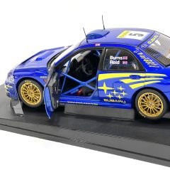 1:18 Subaru Impreza WRC #5 Rally Monte Carlo 2001 Burns - Autoart