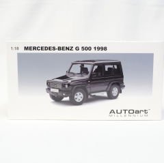 1:18 Mercedes-Benz G500 SWB Black 1998 - Autoart