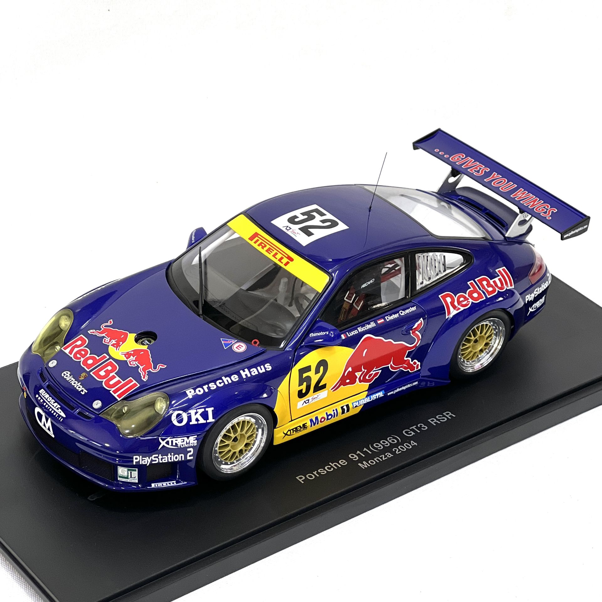 1:18 Porsche 911 996 GT3 RSR Red Bull Monza #52 - Autoart