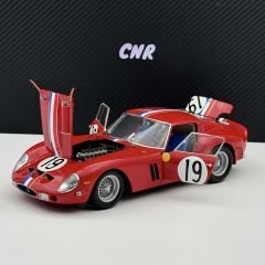 1:18 Ferrari 250 GTO Red 1962 le Mans #19 - Kyosho