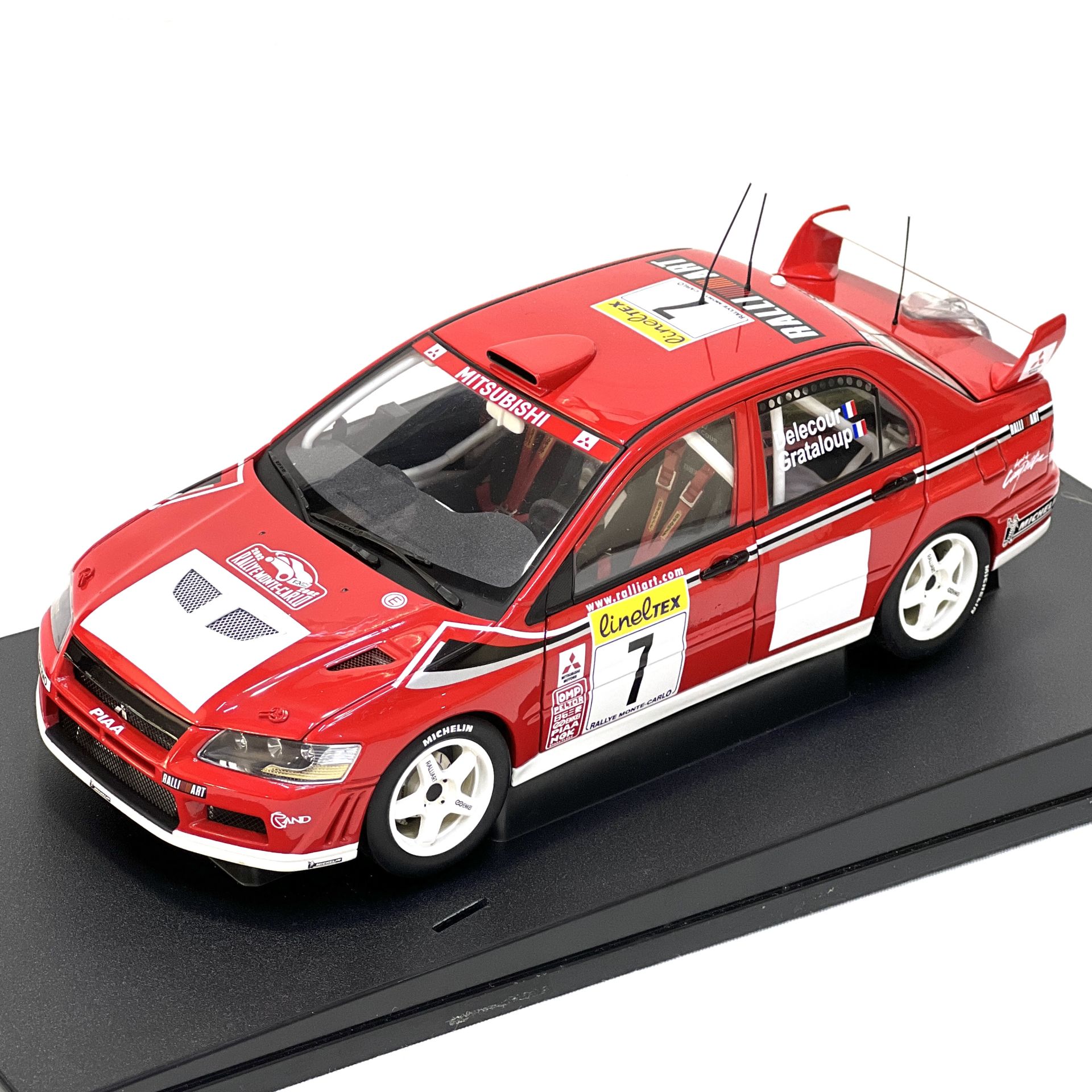 1:18 Mitsubishi Lancer Evo 7 WRC 2002 Monte Carlo -Autoart