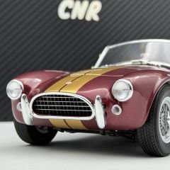 1:18 Shelby AC Cobra Roadster Burgundy Met 1963 - EXOTO