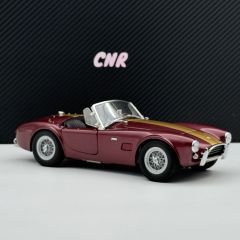 1:18 Shelby AC Cobra Roadster Burgundy Met 1963 - EXOTO