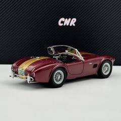 1:18 Shelby AC Cobra Roadster Burgundy Met 1963 - EXOTO