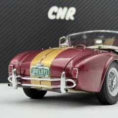 1:18 Shelby AC Cobra Roadster Burgundy Met 1963 - EXOTO