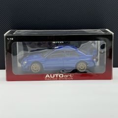 1:18 Subaru Impreza WRC 2006 Plain Body Version Blue - Autoart