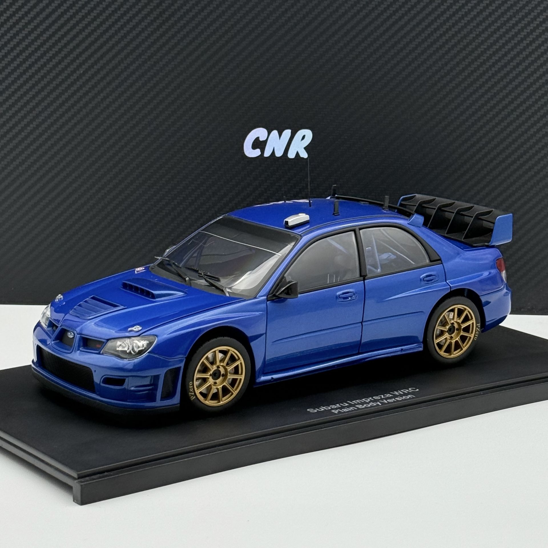 1:18 Subaru Impreza WRC 2006 Plain Body Version Blue - Autoart