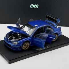 1:18 Subaru Impreza WRC 2006 Plain Body Version Blue - Autoart