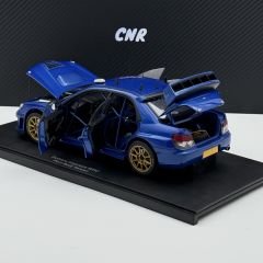 1:18 Subaru Impreza WRC 2006 Plain Body Version Blue - Autoart