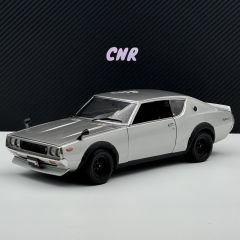 1:18 Nissan Skyline 2000 GT-R KPGC110 Silver 1973 - Kyosho