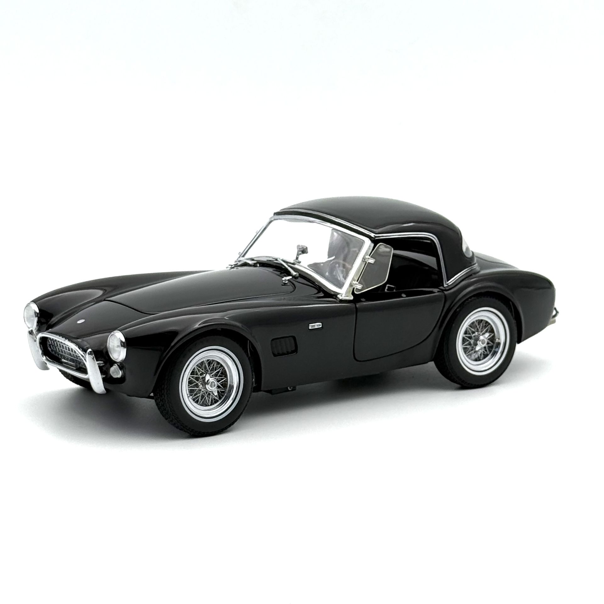 1:18 AC Cobra Roadster Hard Top 1963 Black -Exoto Racing Legends