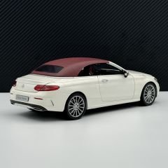 1:18 Mercedes C Class Cabriolet AMG Line W205 White - IScale