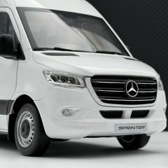 1:18 Mercedes-Benz Sprinter Van 2018 White - Norev