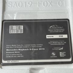 1:18 Mercedes-Maybach S Class S650 Diamond White 2019 - Almost Real