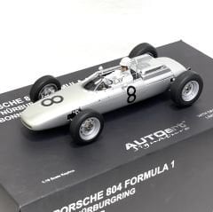 1:18 Porsche 804 F1 1962 Nürburgring Jo Bonnier with Figure - Autoart
