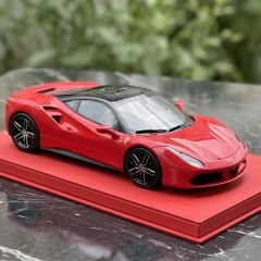 1:18 Ferrari 488 GTB Geneve Auto Show Rossa Corsa - BBR DeLuxe