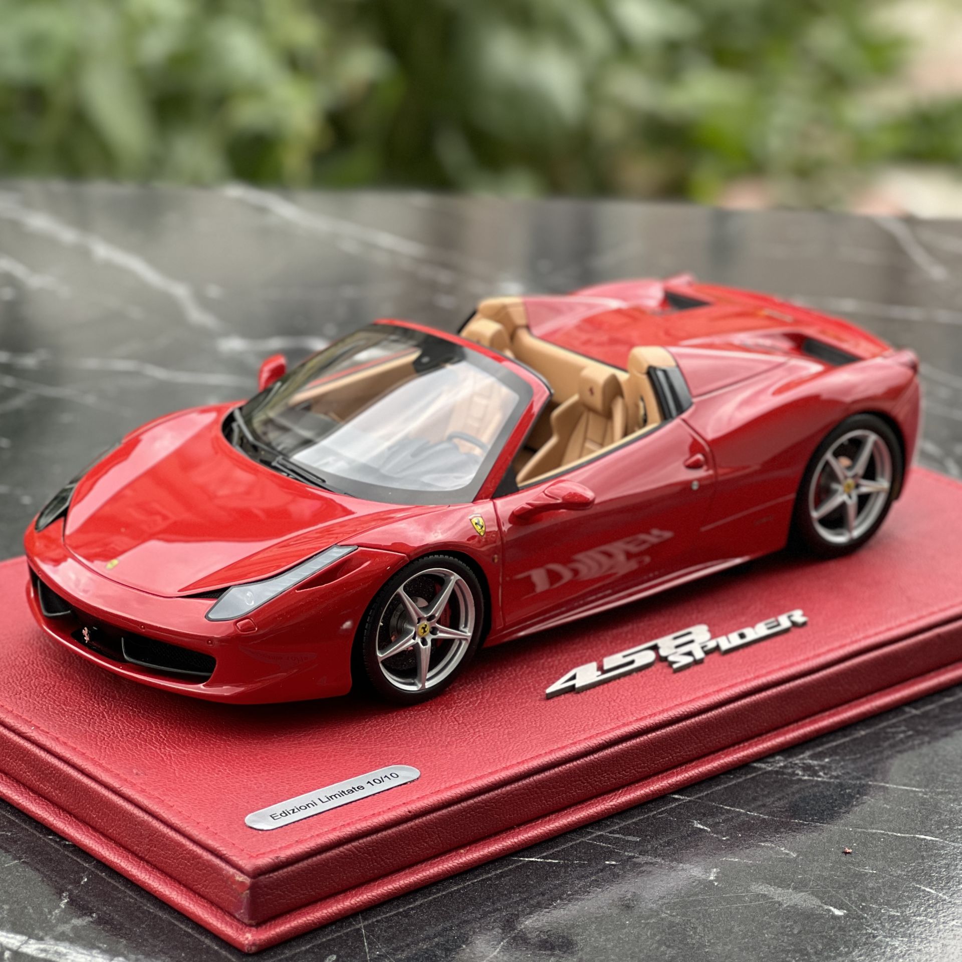 1:18 Ferrari 458 Spider Rosso Corsa 2012 - BBR