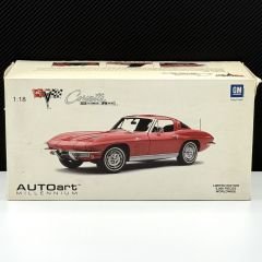 1:18 Chevrolet Corvette C2 Sting Ray 1963 Red 71183 - Autoart