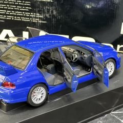 1:18 Mitsubishi Lancer Evo VII 7 Street Car Blue - Autoart// CNR