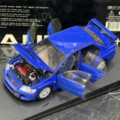 1:18 Mitsubishi Lancer Evo VII 7 Street Car Blue - Autoart// CNR