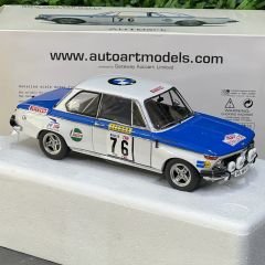 1:18 BMW 2002 Tap Rally 1972 Warmbold - Autoart