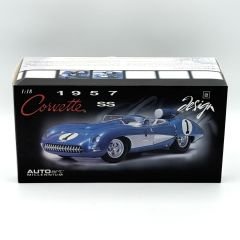 1:18 Chevrolet Corvette SS 1957 Blue - Autoart