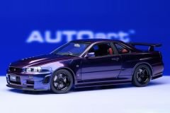 1:18 Nissan Skyline R34 GT-R Z Tune Midnight Purple III- Autoart