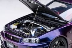 1:18 Nissan Skyline R34 GT-R Z Tune Midnight Purple III- Autoart
