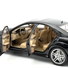 1:18 Mercedes-Benz S63 AMG W221 Black 76242 - Autoart