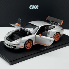 1:18 Porsche 911 997 GT3 RS Silver 77993 - Autoart