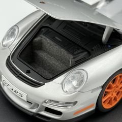 1:18 Porsche 911 997 GT3 RS Silver 77993 - Autoart