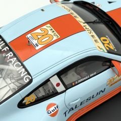 1:18 Porsche 911 GT3 R 997 Macau GP FIA GT 2015 GULF - Spark