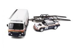 1:18 Porsche Rally Set Porsche 911 SC VW LT40 Trailer - OTTO Mobile