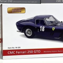 1:18 Ferrari 250 GTO Laguna Seca Monterey Race 2004 - CMC