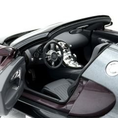 1:18 Bugatti Veyron Grand Sport 2009 Grey/Purple Met - Minichamps