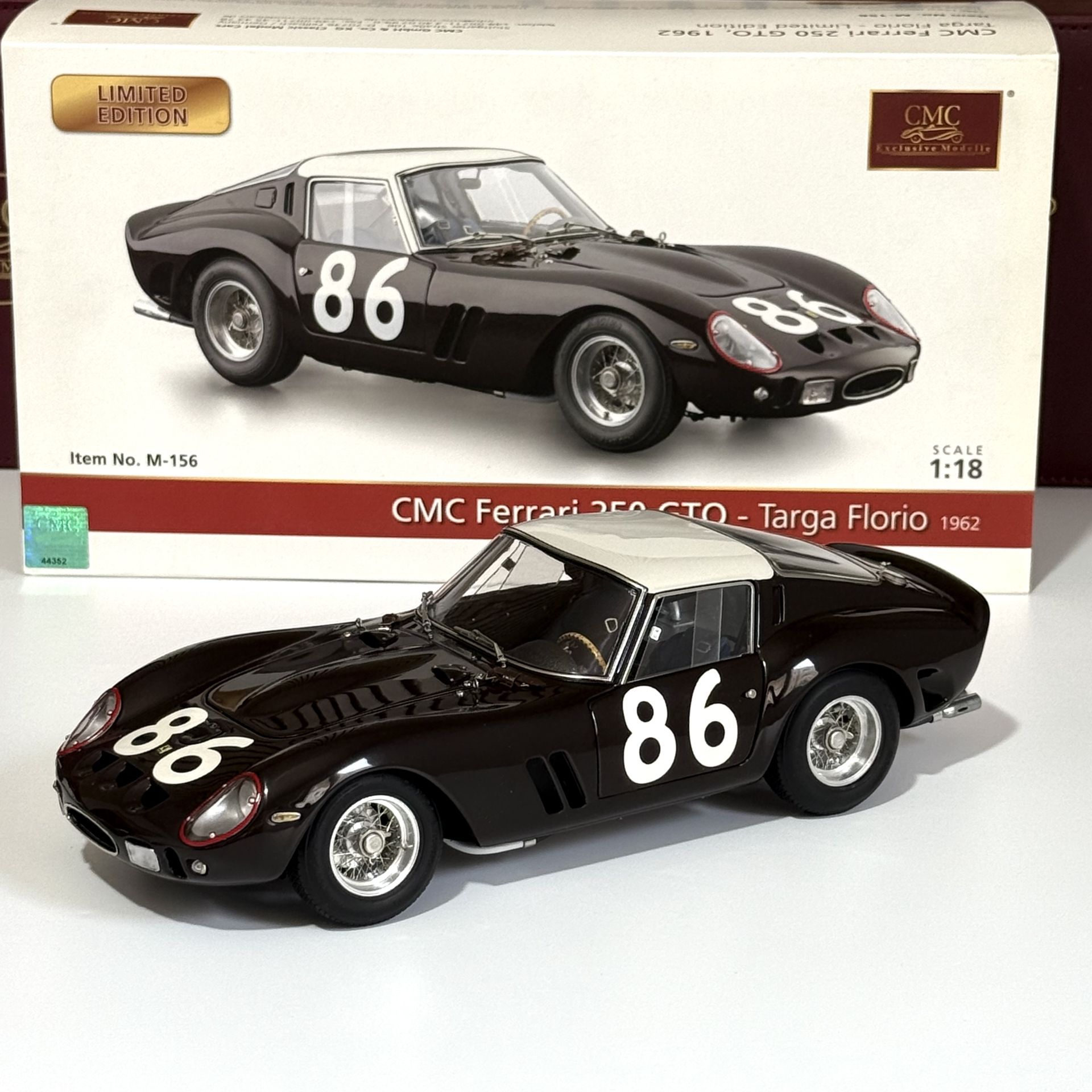 1:18 Ferrari 250 GTO Targa Florio 1962 Kahverengi - CMC Model