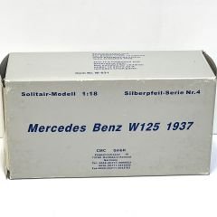 1:18 Ölçek 1937 Mercedes-Benz W125 Race Car - CMC