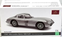 1:18 Mercedes-Benz 300 SLR Uhlenhaut 1955 Silver Blue Int. - CMC