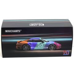 1:18 Porsche 911 992 Turbo S Coupe #20 Sport Design Orange - Minichamps