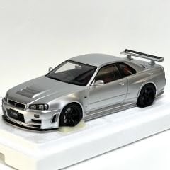 1:18 Nissan Skyline GT-R R34 Z Tune 2002 Silver - Autoart