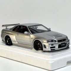 1:18 Nissan Skyline GT-R R34 Z Tune 2002 Silver - Autoart