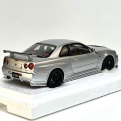 1:18 Nissan Skyline GT-R R34 Z Tune 2002 Silver - Autoart