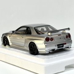 1:18 Nissan Skyline GT-R R34 Z Tune 2002 Silver - Autoart