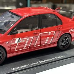 1:18 Mitsubishi Lancer Evo IX Ralliart Red 77196 - Autoart