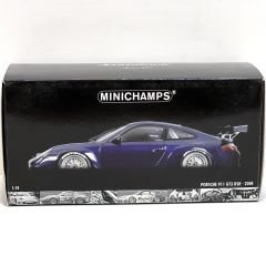 1:18 Porsche 911 GT3 RSR 996 Alms 2004 Blue - Minichamps