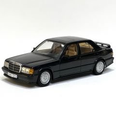 1:18 Mercedes-Benz 190E 2.3-16V 1986 Blue Black W201 - Autoart