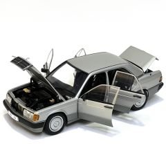 1:18 Mercedes-Benz 190E 2.3-16 1990 Brillant Silver W201-Autoart