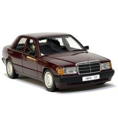 1:18 Mercedes-Benz 190E 2.0 1990 Barolo Red W201 - Autoart