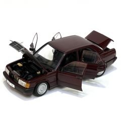 1:18 Mercedes-Benz 190E 2.0 1990 Barolo Red W201 - Autoart