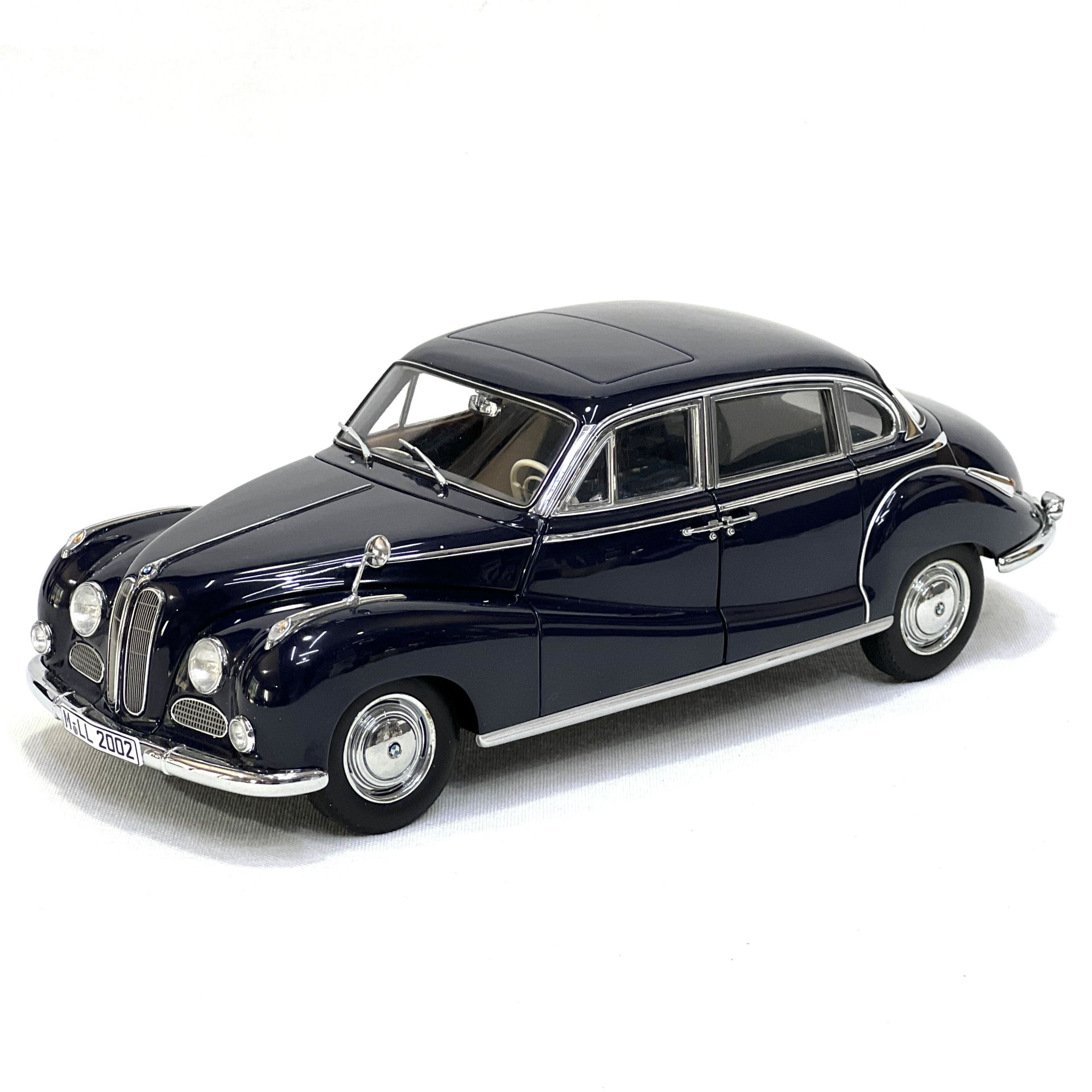 1:18 Ölçek BMW 501 Blue 1952 - Autoart Dealer